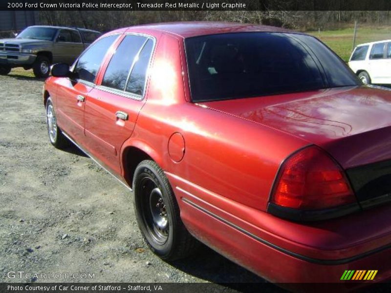 Toreador Red Metallic / Light Graphite 2000 Ford Crown Victoria Police Interceptor