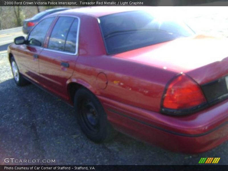 Toreador Red Metallic / Light Graphite 2000 Ford Crown Victoria Police Interceptor