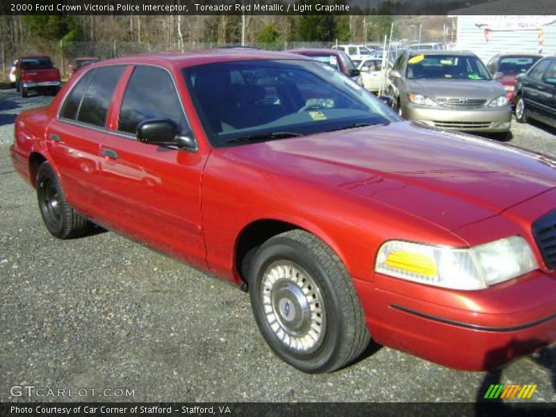 Toreador Red Metallic / Light Graphite 2000 Ford Crown Victoria Police Interceptor