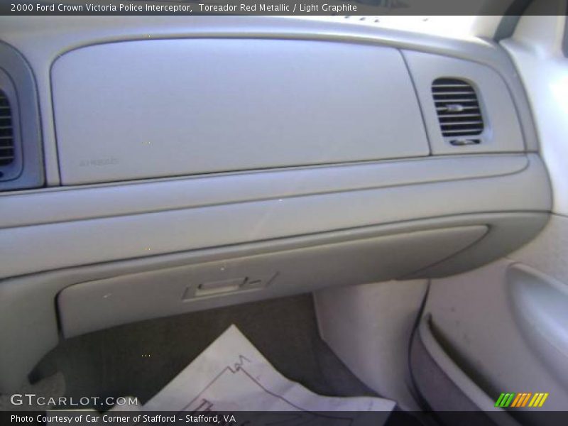 Toreador Red Metallic / Light Graphite 2000 Ford Crown Victoria Police Interceptor