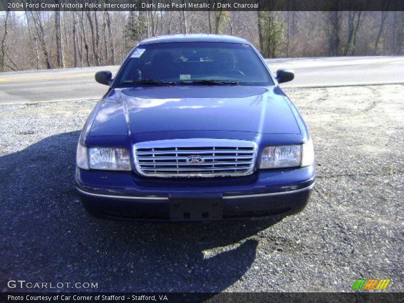 Dark Blue Pearl Metallic / Dark Charcoal 2004 Ford Crown Victoria Police Interceptor