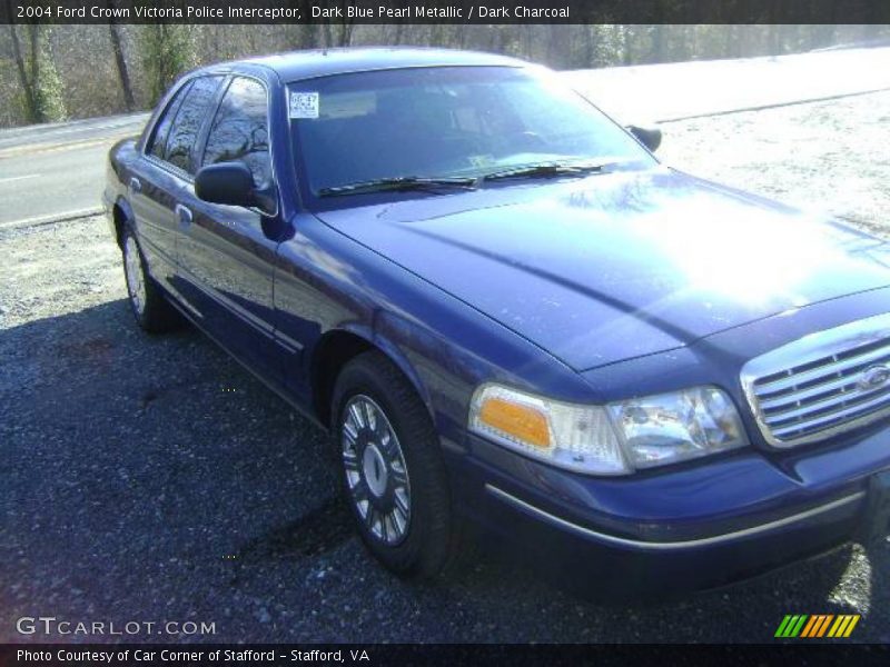 Dark Blue Pearl Metallic / Dark Charcoal 2004 Ford Crown Victoria Police Interceptor