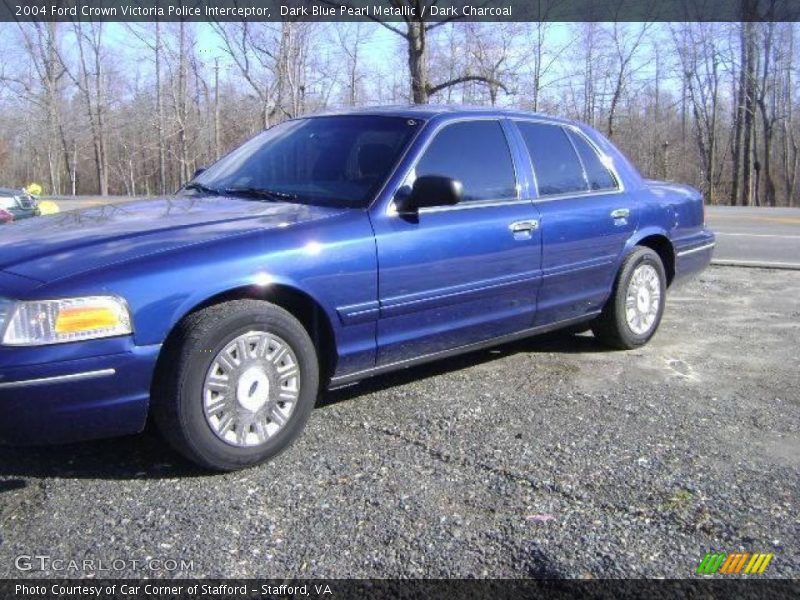 Dark Blue Pearl Metallic / Dark Charcoal 2004 Ford Crown Victoria Police Interceptor