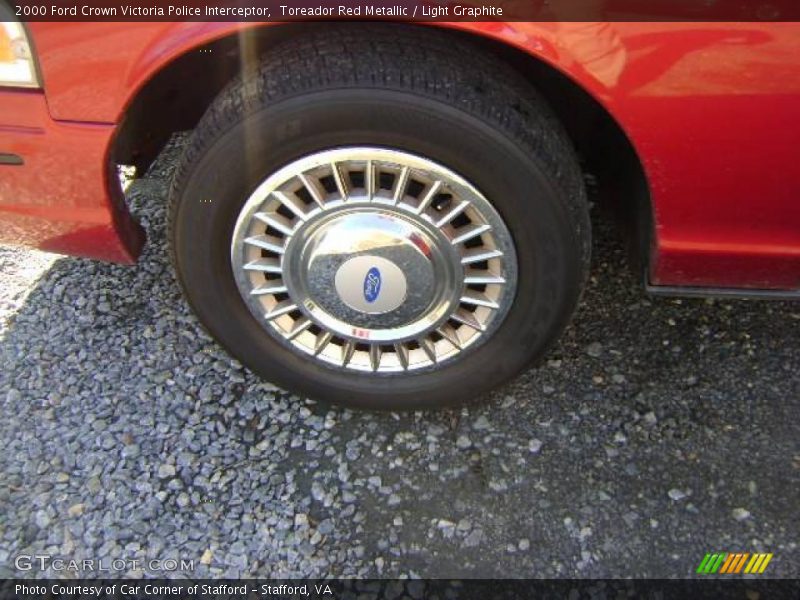 Toreador Red Metallic / Light Graphite 2000 Ford Crown Victoria Police Interceptor