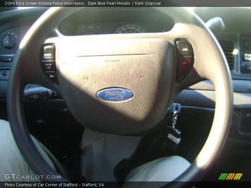 Dark Blue Pearl Metallic / Dark Charcoal 2004 Ford Crown Victoria Police Interceptor