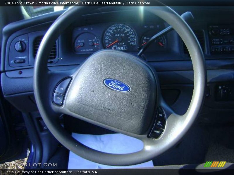 Dark Blue Pearl Metallic / Dark Charcoal 2004 Ford Crown Victoria Police Interceptor