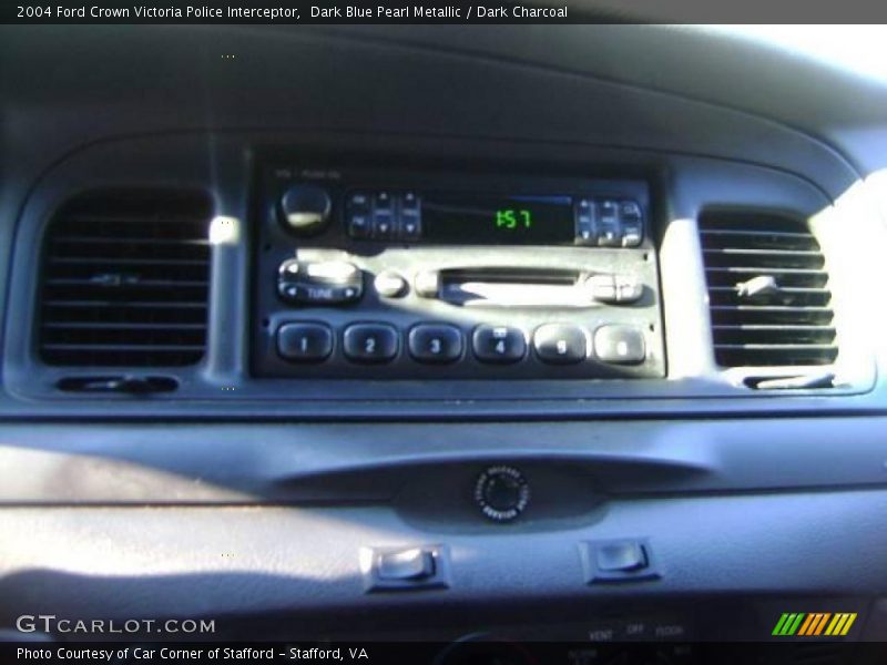 Dark Blue Pearl Metallic / Dark Charcoal 2004 Ford Crown Victoria Police Interceptor