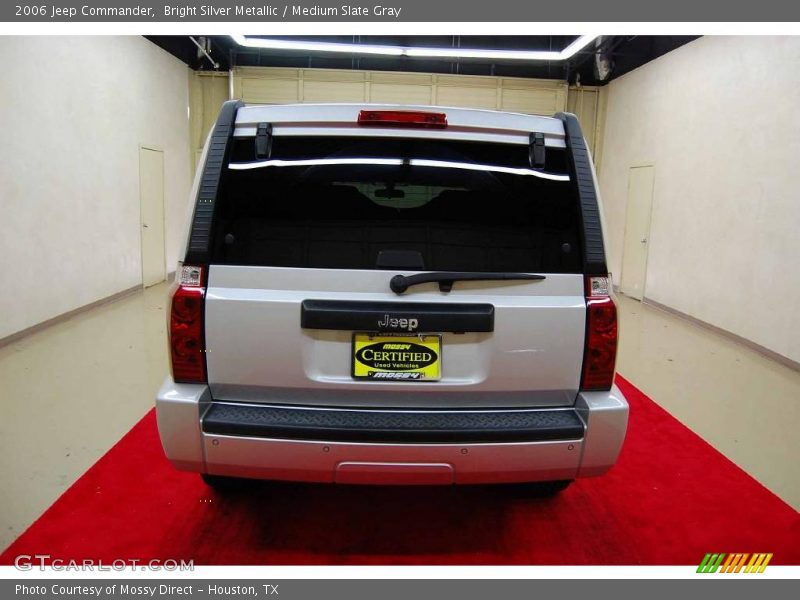 Bright Silver Metallic / Medium Slate Gray 2006 Jeep Commander