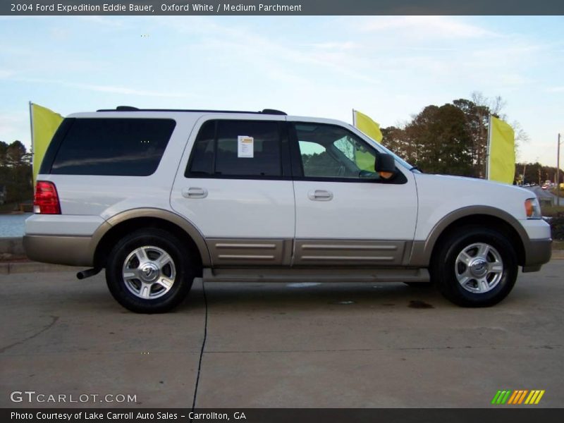 Oxford White / Medium Parchment 2004 Ford Expedition Eddie Bauer