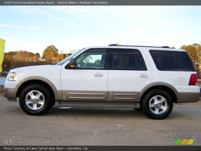 Oxford White / Medium Parchment 2004 Ford Expedition Eddie Bauer