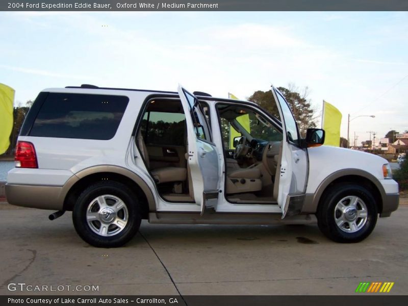 Oxford White / Medium Parchment 2004 Ford Expedition Eddie Bauer