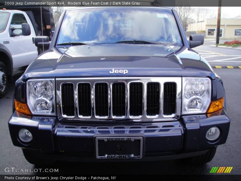 Modern Blue Pearl Coat / Dark Slate Gray 2009 Jeep Commander Sport 4x4