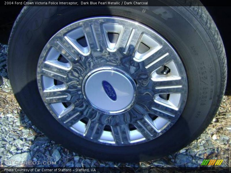 Dark Blue Pearl Metallic / Dark Charcoal 2004 Ford Crown Victoria Police Interceptor