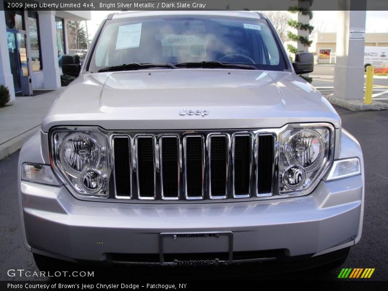 Bright Silver Metallic / Dark Slate Gray 2009 Jeep Liberty Limited 4x4