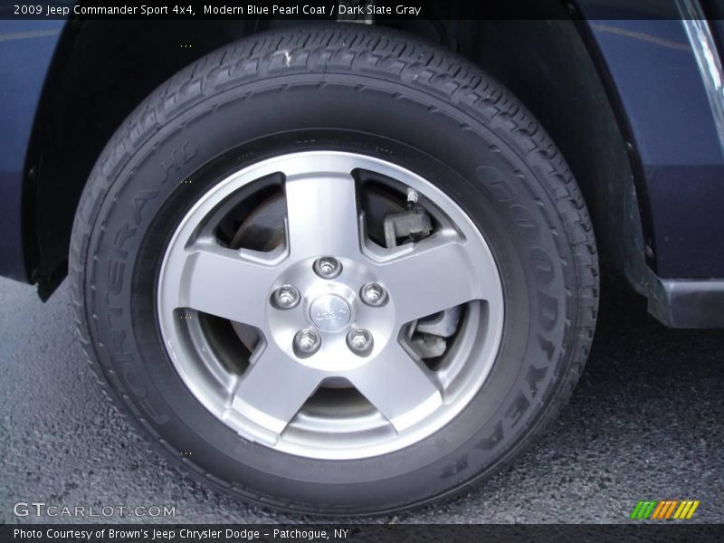 Modern Blue Pearl Coat / Dark Slate Gray 2009 Jeep Commander Sport 4x4