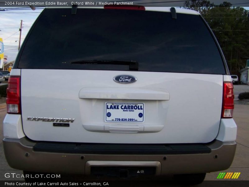 Oxford White / Medium Parchment 2004 Ford Expedition Eddie Bauer