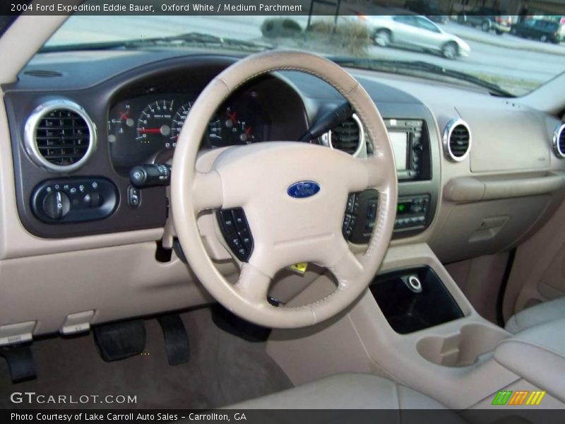 Oxford White / Medium Parchment 2004 Ford Expedition Eddie Bauer