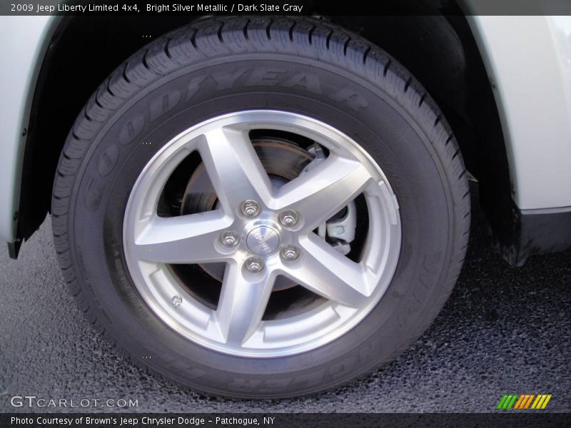Bright Silver Metallic / Dark Slate Gray 2009 Jeep Liberty Limited 4x4
