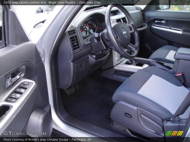 Bright Silver Metallic / Dark Slate Gray 2009 Jeep Liberty Limited 4x4