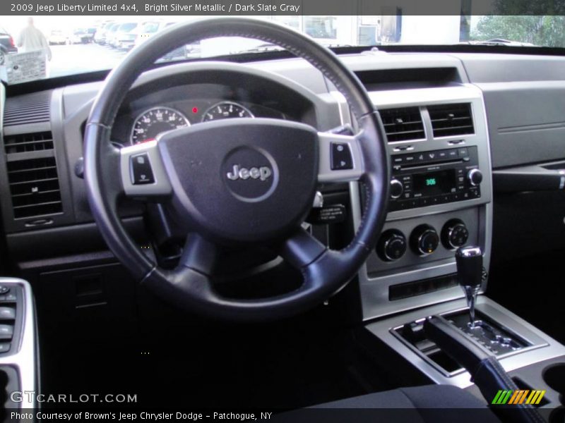 Bright Silver Metallic / Dark Slate Gray 2009 Jeep Liberty Limited 4x4