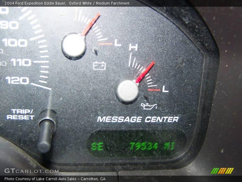 Oxford White / Medium Parchment 2004 Ford Expedition Eddie Bauer