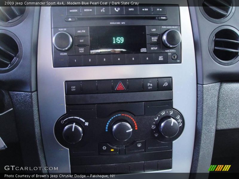 Modern Blue Pearl Coat / Dark Slate Gray 2009 Jeep Commander Sport 4x4