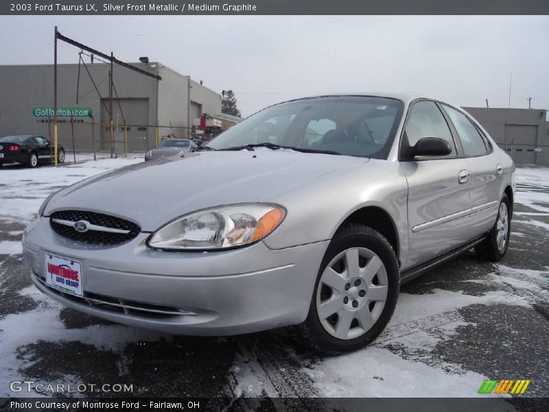 Silver Frost Metallic / Medium Graphite 2003 Ford Taurus LX