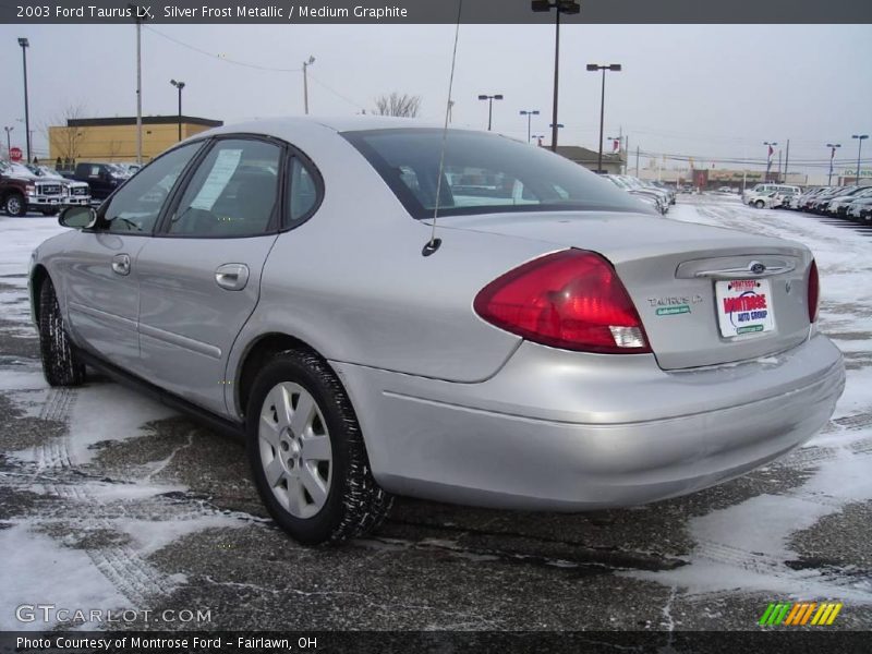 Silver Frost Metallic / Medium Graphite 2003 Ford Taurus LX