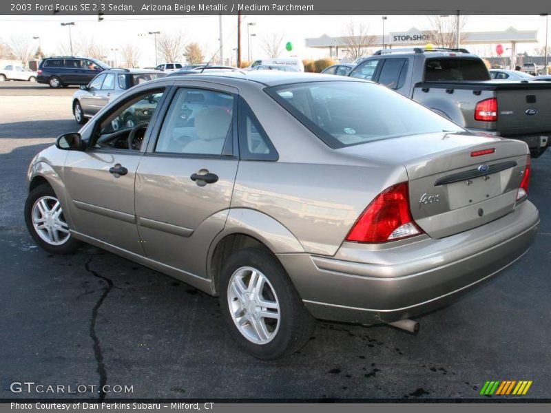 Arizona Beige Metallic / Medium Parchment 2003 Ford Focus SE 2.3 Sedan