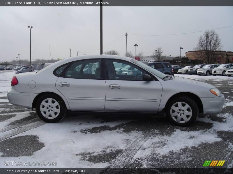 Silver Frost Metallic / Medium Graphite 2003 Ford Taurus LX