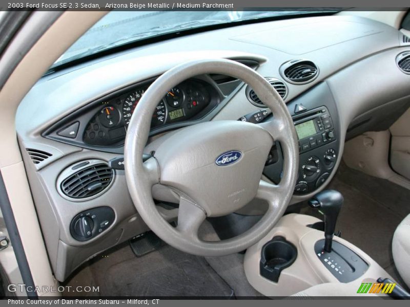 Arizona Beige Metallic / Medium Parchment 2003 Ford Focus SE 2.3 Sedan