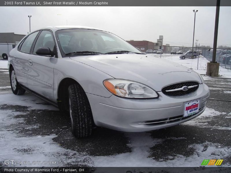 Silver Frost Metallic / Medium Graphite 2003 Ford Taurus LX