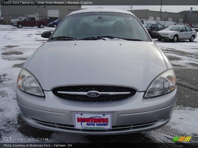 Silver Frost Metallic / Medium Graphite 2003 Ford Taurus LX