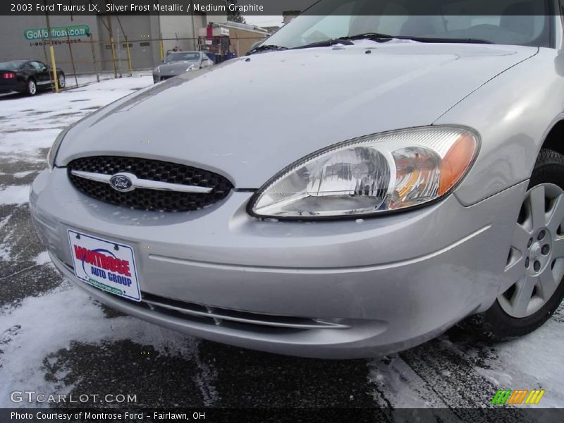 Silver Frost Metallic / Medium Graphite 2003 Ford Taurus LX