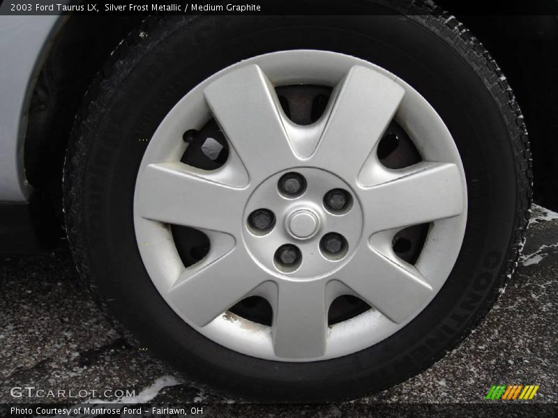 Silver Frost Metallic / Medium Graphite 2003 Ford Taurus LX
