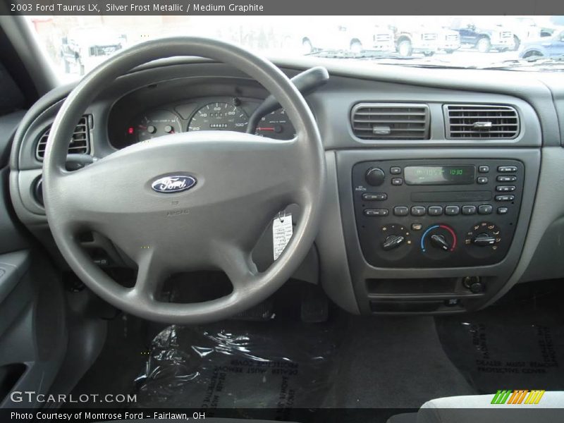 Silver Frost Metallic / Medium Graphite 2003 Ford Taurus LX