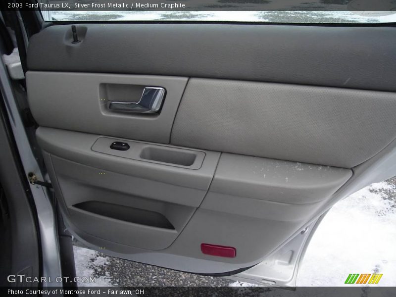 Silver Frost Metallic / Medium Graphite 2003 Ford Taurus LX