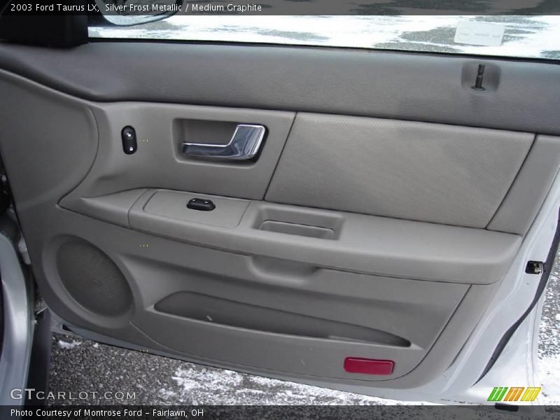Silver Frost Metallic / Medium Graphite 2003 Ford Taurus LX