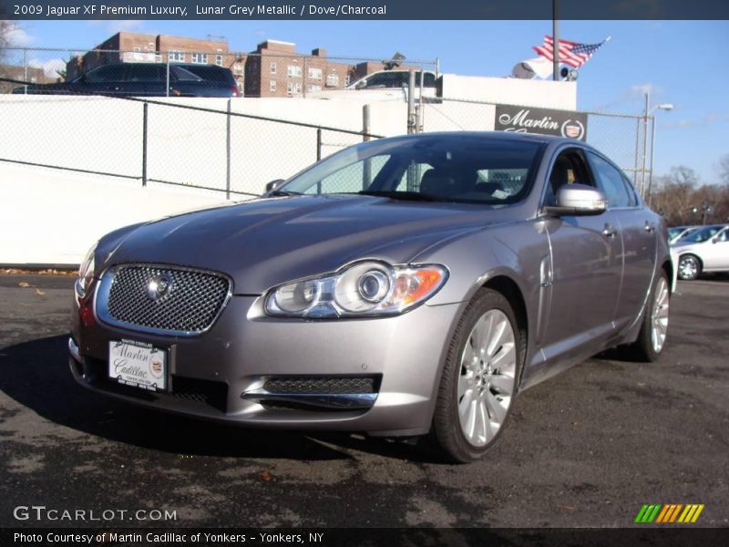 Lunar Grey Metallic / Dove/Charcoal 2009 Jaguar XF Premium Luxury