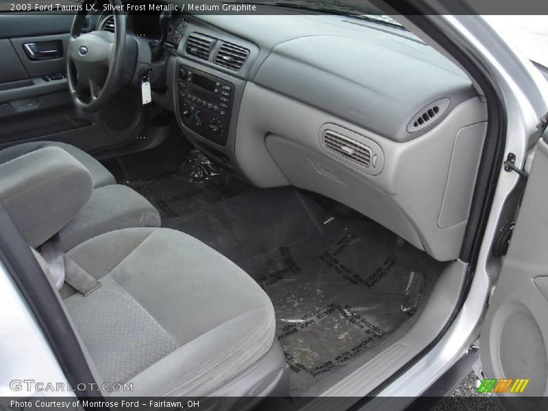 Silver Frost Metallic / Medium Graphite 2003 Ford Taurus LX