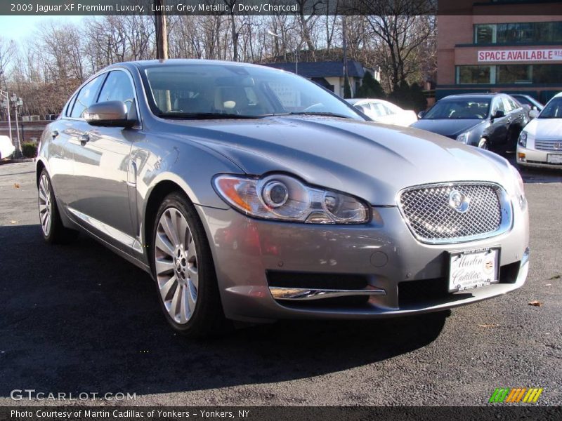 Lunar Grey Metallic / Dove/Charcoal 2009 Jaguar XF Premium Luxury