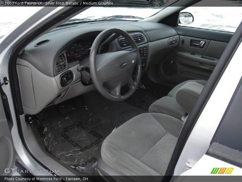 Silver Frost Metallic / Medium Graphite 2003 Ford Taurus LX