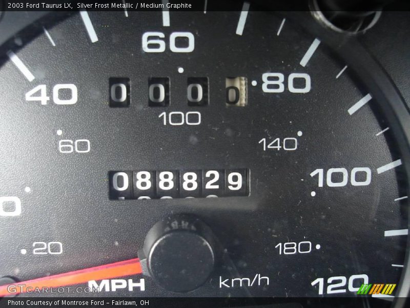 Silver Frost Metallic / Medium Graphite 2003 Ford Taurus LX