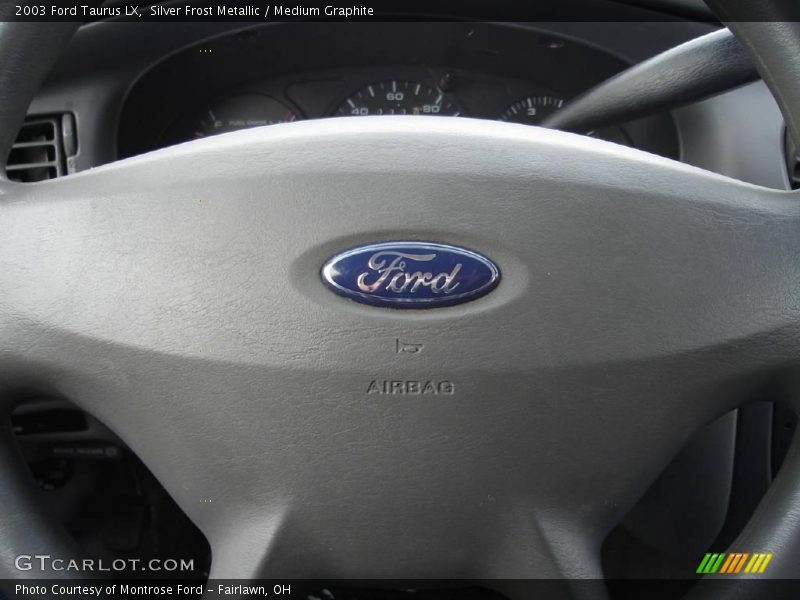 Silver Frost Metallic / Medium Graphite 2003 Ford Taurus LX