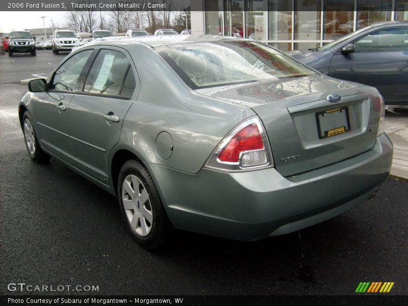 Titanium Green Metallic / Camel 2006 Ford Fusion S