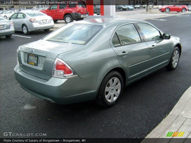 Titanium Green Metallic / Camel 2006 Ford Fusion S
