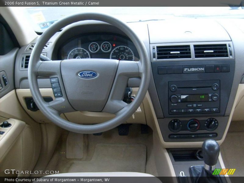 Titanium Green Metallic / Camel 2006 Ford Fusion S