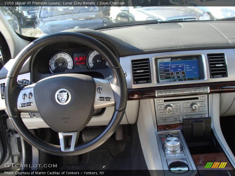 Lunar Grey Metallic / Dove/Charcoal 2009 Jaguar XF Premium Luxury