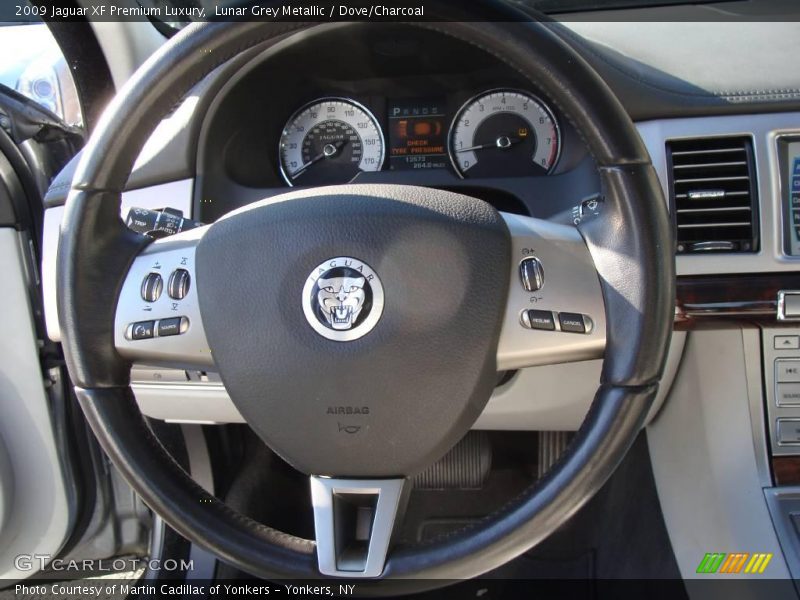 Lunar Grey Metallic / Dove/Charcoal 2009 Jaguar XF Premium Luxury