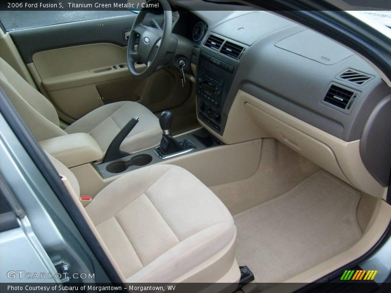 Titanium Green Metallic / Camel 2006 Ford Fusion S